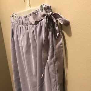 LOFT velvet skirt